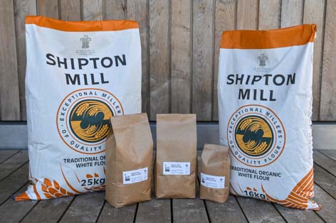 Organic Plain White Flour, Organic Stoneground Wholemeal Flour