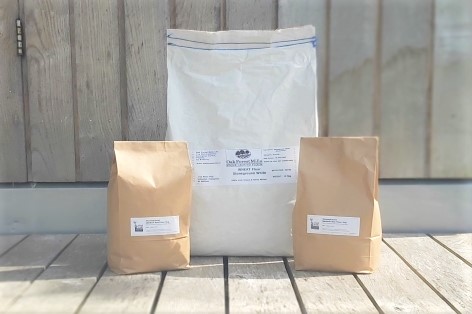 Irish White Wheat flour grown by Oak Forest Mills - free of artificial chemicals & pesticides